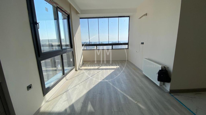 Просторная 2+1 квартира с видом на море рядом с ТЦ Соли центр, Акдениз