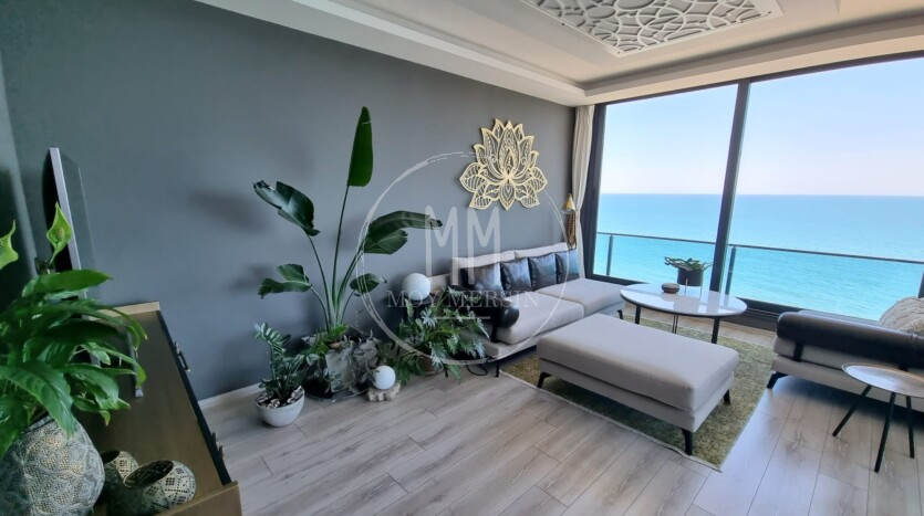 Квартира 3+1 с ПАНОРАМНЫМ видом на море Тедже Мерсин