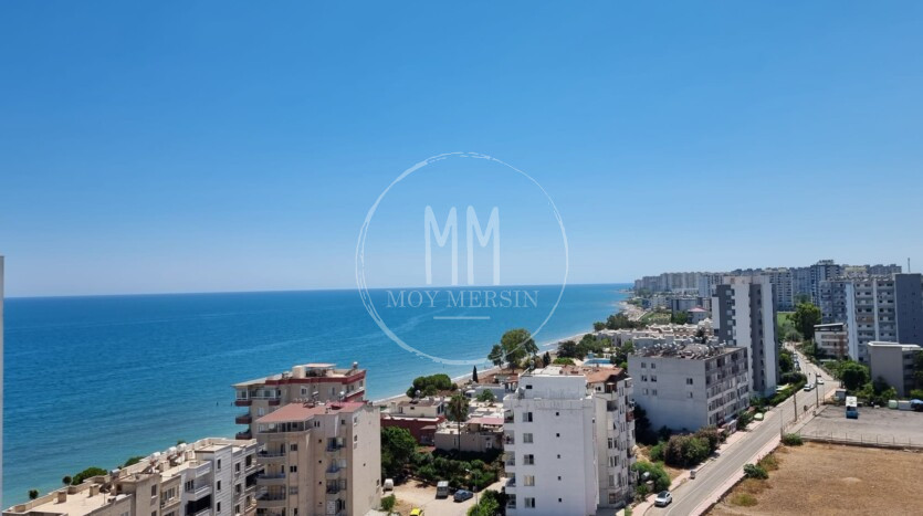 Квартира 3+1 с ПАНОРАМНЫМ видом на море Тедже Мерсин
