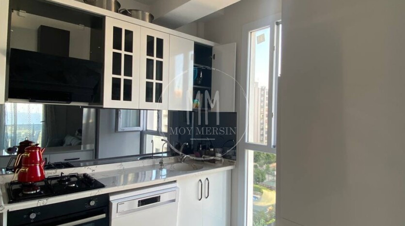 Квартира 2+1 с мебелью и техникой с видом на море