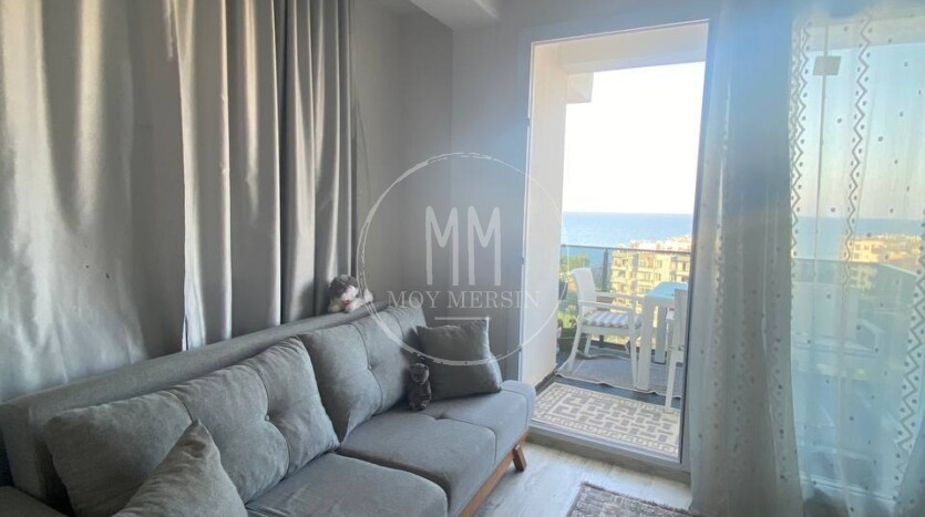 Квартира 2+1 с мебелью и техникой с видом на море