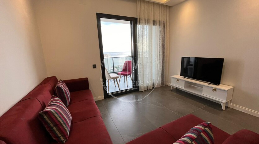 Квартира 1+1 с прекрасным видом на море в районе Аяш Эрдемли Мерсин.