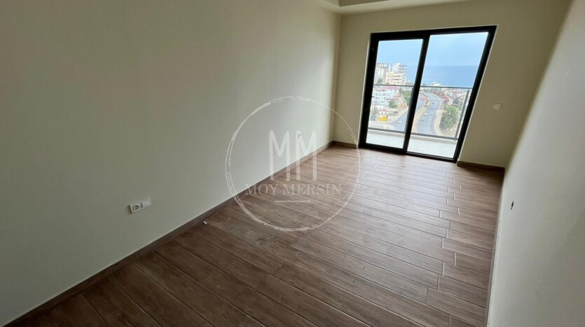 Панорамный вид на море. Квартира 2+1 в районе Аяш Мерсин