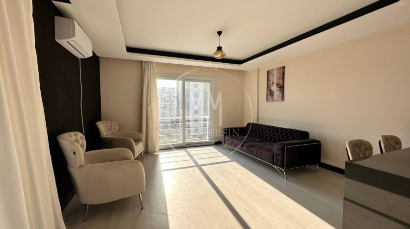 С мебелью и техникой квартира 2+1 в Тедже Мерсин