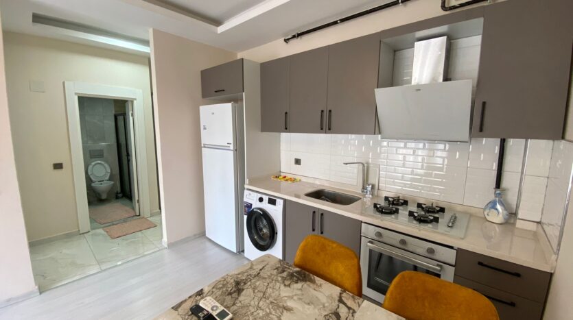 Квартира 1+1 Тедже с мебелью и техникой